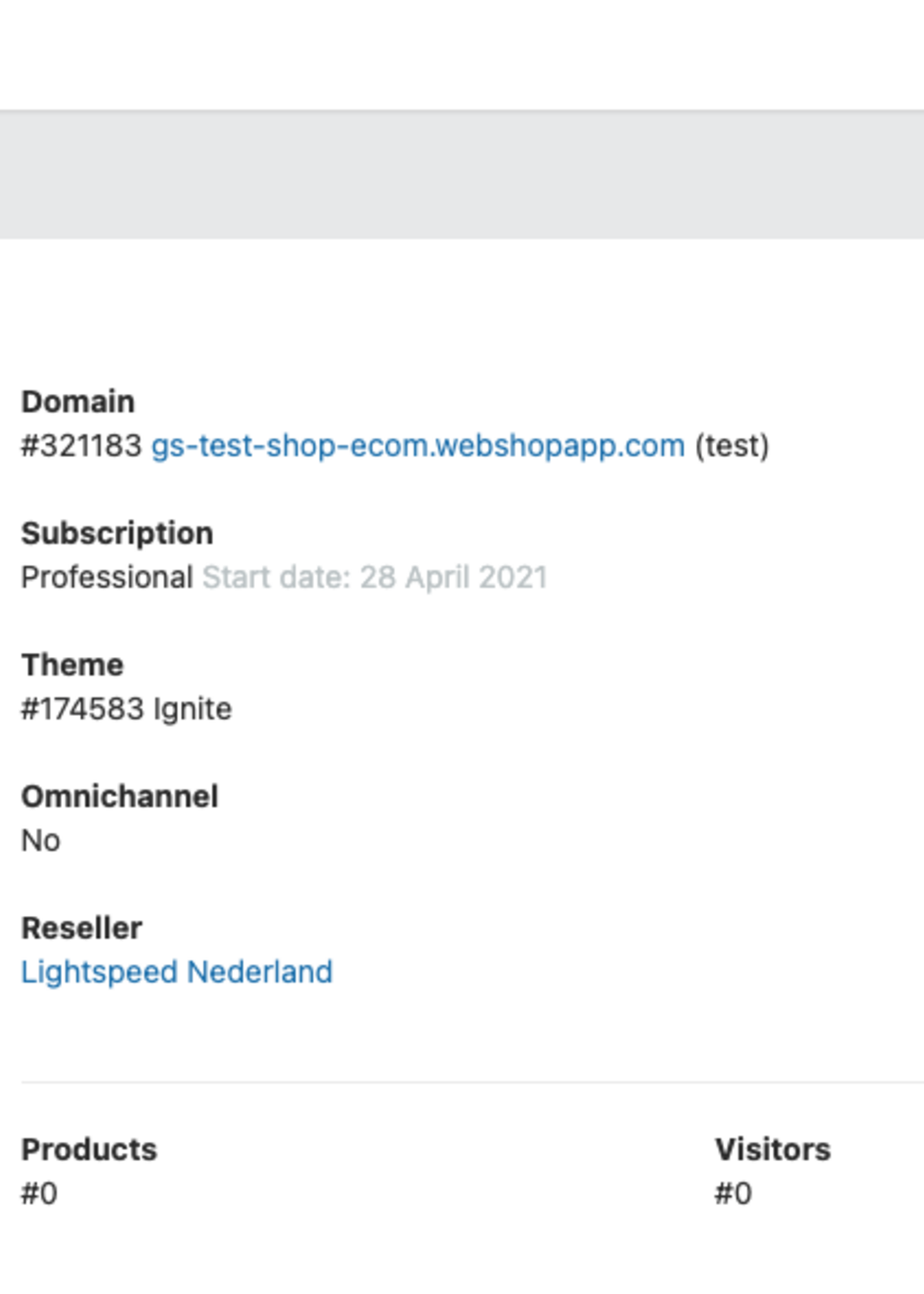 Minimum order amount